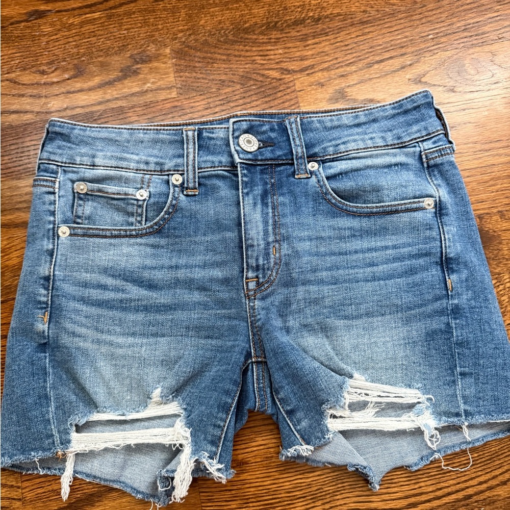 American Eagle Outfitters Blue Denim Waistband